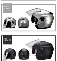 Casco De Motocicleta Vintage Con Lente Doble Para Karts Scooters Y Vans Protección Abs Unisex Adecuado Para Todas Las Estaciones - details 12