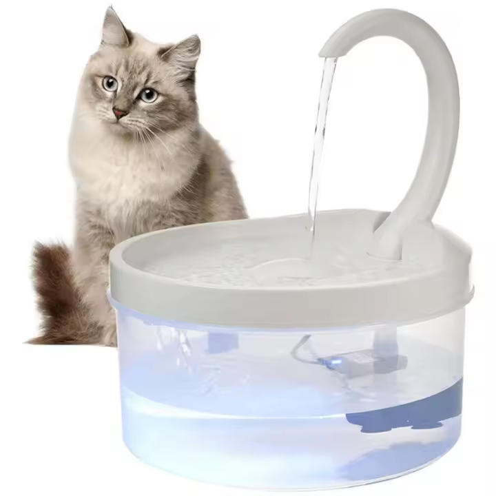 Fuente para gatos con ventana de inicio de agua y filtro para gatos. - 1