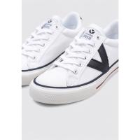 victoria 1065164 TRIBU LONA CONTRASTE Deportivas Planas Unisex Blanco - details 1
