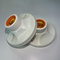 Soporte De Bombilla De Tornillo E27 1-20PCS 220V Base De Lámpara Blanca Adaptador De Soporte Para Luz De Techo - details 10