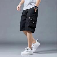 Shorts De Trabajo Para Hombre Con Múltiples Bolsillos Pantalones Cortos Sueltos Y Ligeros Para El Verano Estilo Casual - details 3