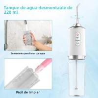 Irrigador Oral Eléctrico Portátil Inteligente Con 4 Jetas 3 Modos Recargable Limpieza Dental Para Uso Diario Y Viajes - details 4