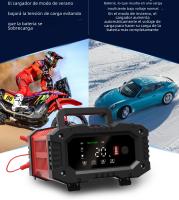 Cargador De Batería Automático Inteligente 12v/24v Para Coche Con Reparación De Pulso Para Agm Gel Wet Lead Acid Carga 7-segundo - details 14