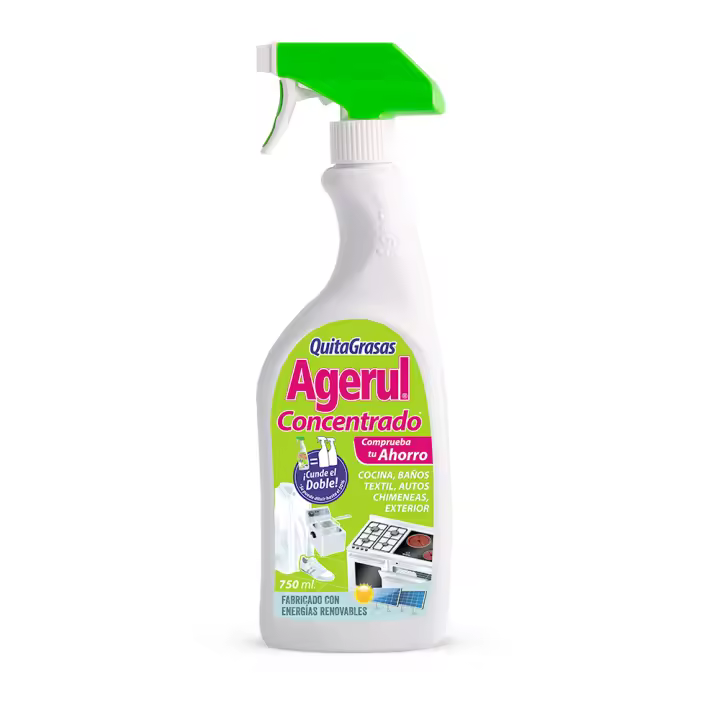 Agerul Quitagrasas Concentrado con Pulverizador, 750ml PACK DE 3 UNIDADES - 1