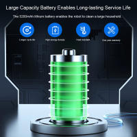 Robot Aspirador y Fregasuelos Mopa Húmeda Liectroux N7S-U, Mapeo Inteligente, App WiFi, Succión 6000Pa, 120min Autonomía, Cubo Basura 400ml y Tanque Agua 250ml, Compatible con Alexa y Google Assistant, para Pelo Mascotas, Alfombras y moquetas Suelo Duro - details 6