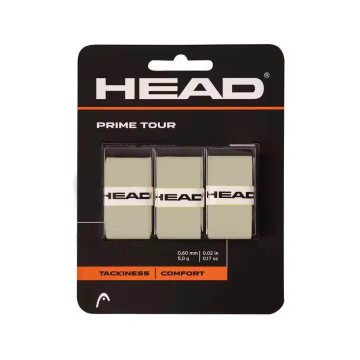 Blister 3 Uds. Overgrip Head Prime Tour Gris - 1