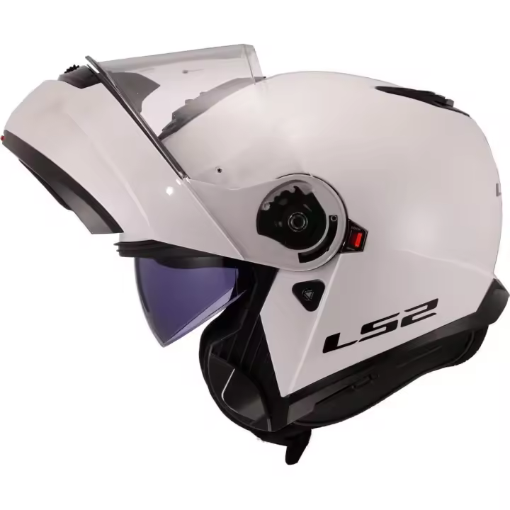 Casco Modular LS2 Strobe II KPA 2206 Blanco Brillo - 1