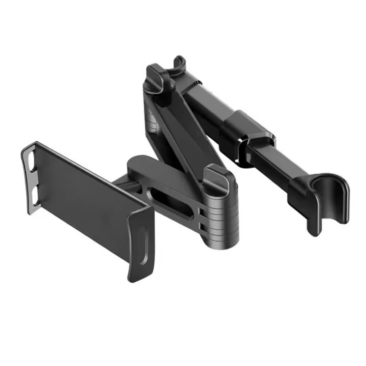Soporte De Teléfono Móvil Para Coche Compatible Con iPad Rotativo De 360 Grados Flexible Soporte De Tablet Para Asiento Trasero De Coche Compatible Con Dispositivos De 4-11 Pulgadas - 1