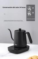 Hervidor Eléctrico 800ml De Acero Inoxidable 304 Térmico Con Control De Temperatura Para Café Y Té Con Base Giratoria De 360 Grados Y Función De Apagado Automático - details 6