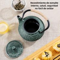GIANXI Tetera De Hierro Fundido De 900ML Con Patrón De Sakura Kettle De Té Con Strainer Para Café Y Agua Juego De Cocina - details 4