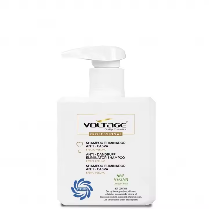 Voltage Cosmetics Shampoo Peeling Anti-Caspa 500Ml Eliminador de Caspa Aromaterapia - 1
