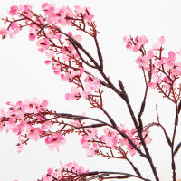 2PCS Flores Artificiales De Algodón De Bebé Larga Para Decoración De Navidad Casa Boda Fiesta Fake Flowers Para Vaso - details 6