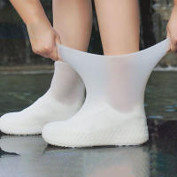 Cubierta De Zapato Antideslizante Gruesa Impermeable De Silicona Y PVC Reutilizable Para Seguridad Al Caminar En Días Lloviznas Y Nieve - details 5