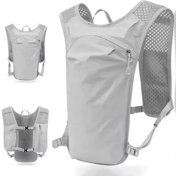 Mochila De Hidratación Para Ciclismo Y Senderismo Transpirable Corrida Maratón Velo De Correr Vest De Hidratación Para Ciclismo - 1
