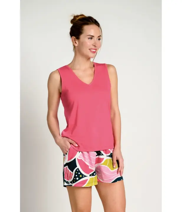 Pijama corto mujer Muydemi Sueño verano algodón - 1