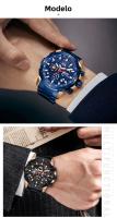Reloj De Pulsera De Cuarzo Para Hombre MINI FOCUS Gran Dial Resistente Al Agua Con Función De Calendario Y Luz Trasera Acero Inoxidable Estilo Casual - details 22