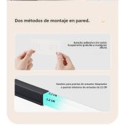 Bandeja De Papel Toalla De Baño Pared Montado Recipiente De Basura Con Tapa Y Mango Resistente Al Agua Estrecho Ecológico Para Cocina Y Baño - details 5