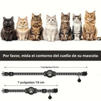 Collar Para Gatos Compatible Con Apple Airtag Con Campana Cierre De Seguridad Ajustable Reflectante Para Gatos Y Perros Recién Nacidos - details 16