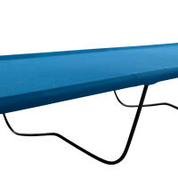 Aktive Camping - Tumbona plegable acero y tela, 180x60x18 cm, peso máximo soportado 100 kg, con PVC, bolsa de transporte, para una persona, resistente, hamaca, jardín, acampada - details 1