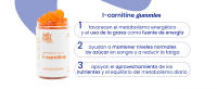 Gominolas de L-Carnitina con Vitaminas D3, B7 y Cromo - Apoyo al Metabolismo Energético - 60 Gummies Veganas - Sabor Naranja Natural - Función Muscular y Energía Jelly Pills Sports - para 1 mes - details 1