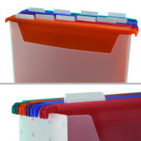 Office Box Bastidor Organizador de Escritorio con 10 Carpetas Colgantes de Colores y Tarjeta Identificadora - details 0