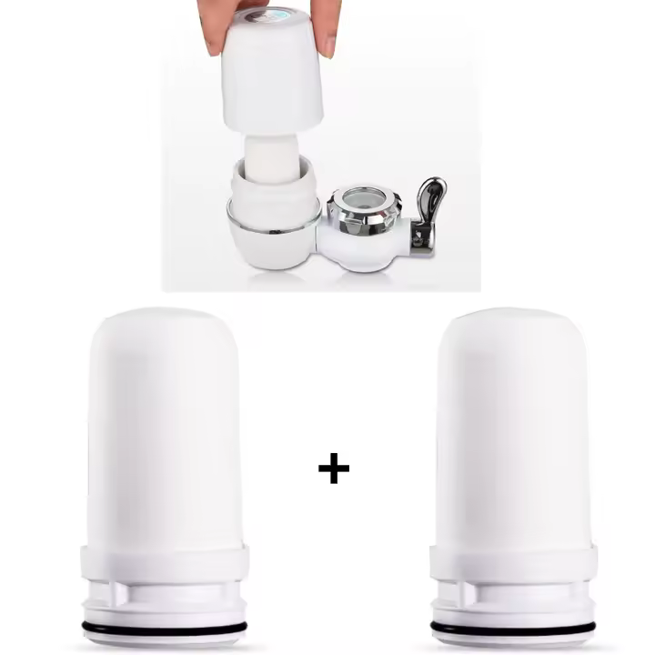 JUPPLIES - Filtro Agua Grifo - Filtro Purificador de Agua para Grifo - Descalcificador de Agua Domestico con 3 Modos de Rociado - Purificador de Agua para Grifo para Agua con Excelente Sabor Libre de Cal - 1