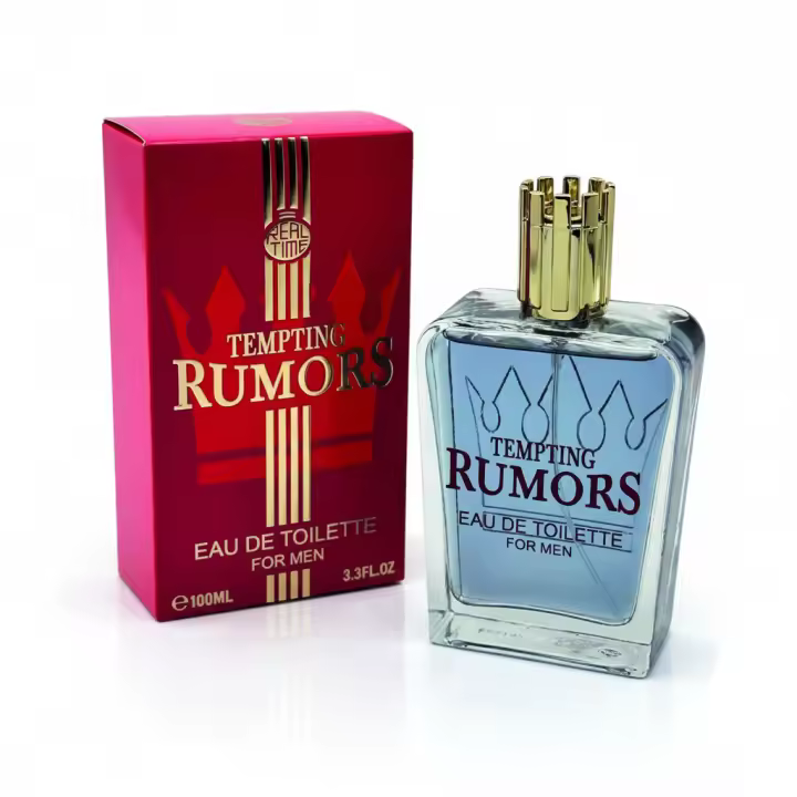 Perfume masculino Tempting Rumors Eau de Toilette, fragancia intensa y atractiva con carácter moderno, ideal para el día a día o salidas nocturnas. Presentado en frasco elegante con estuche original. 🚚 Envíos a España 24/48 horas. - 1