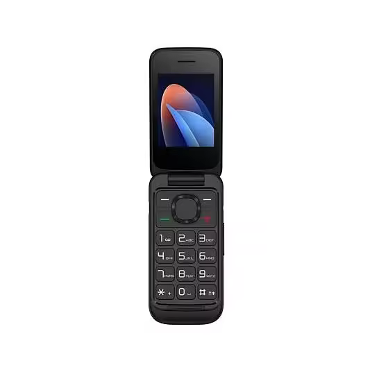 Celular TCL Onetouch 5023 para Adultos Mayores, Teclas Grandes, Batería 970 mAh, Compatible con Tarjeta microSD - Negro - 1