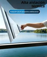 Película Reflectiva Para Ventanas Y Espejos Autoadhesiva Control De Calor Y Protección UV PVC Para El Hogar Y La Oficina - details 0