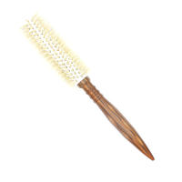 Cepillo De Pelo Mythus 3 Tamaños Antiestático De Madera Para Rizos De Salon Cepillo Redondo De Fibra De Nylon Y Bambú Para Peluquería - details 1