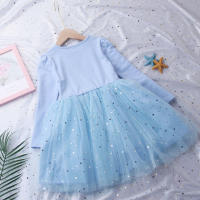 Vestidos De Princesa Para Niñas Con Manga Larga Y Cierre De Cremallera Disfraz De Elsa De Frozen Ropa De Fiesta De Cumpleaños Otoño - details 10