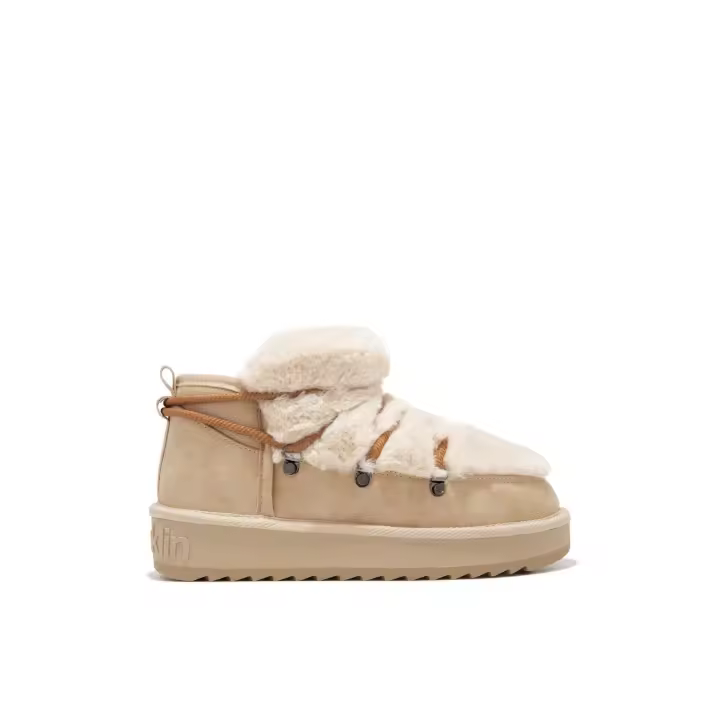 D.Franklin Botines Australianos de Mujer Nordic Trk Fur Low - Botas para Mujer - Moda casual Mujer - 1