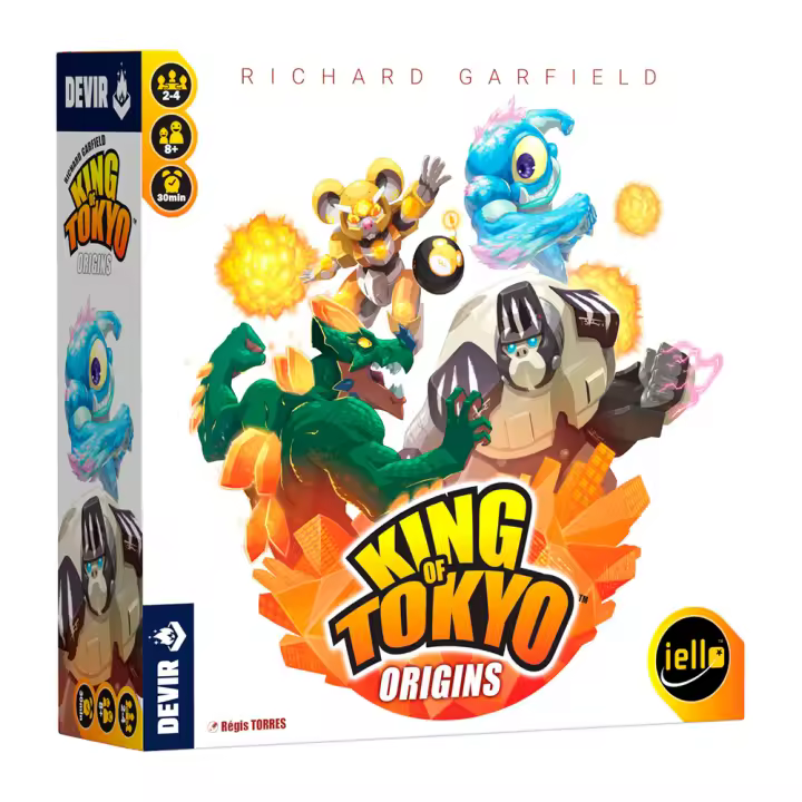 KING OF TOKYO ORIGINS DEVIR - Juego de Mesa - Nuevo a estrenar - Devir - Juego de Tablero - 1
