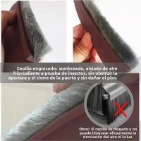 1pc 100CM Almohadilla De Sellado Para Puerta Banda Inferior Autoadhesiva Antipolvo Y Aislante Acústico Material De Goma - details 1