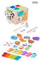 Puzzle Montessori De Madera En Forma De Zanahoria Interactivo Para Niños Edad 3-6 Juguetes Sensoriales De Aprendizaje Temprano Color Varias - details 3