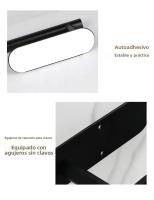 Soporte De Papel Toalla Autoadhesivo Para Cocina Baño Sin Perforar Soporte De Papel De Toalla De Acero Inoxidable Para Inodoro - details 2