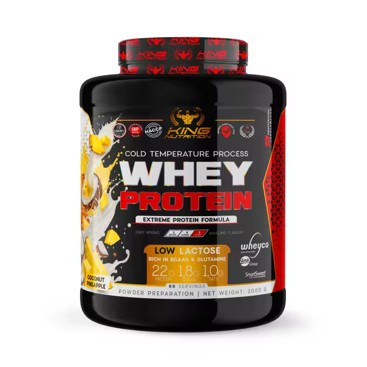 Whey Protein 2kg King Nutrition Proteina Concentrada* - 1