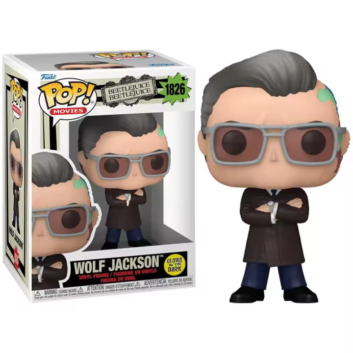 Funko Pop! Movies Wolf Jackson 1826 Beetlejuice Beetlejuice 2024 A.D. (Glows in the Dark) - 1