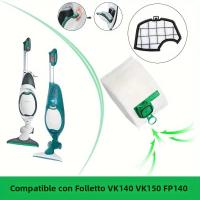 8pcs Bolsas De Aspiradora De Vacío Para Vorwerk Kobold VK140 VK150 FP140 FP150 Reemplazo HEPA Material De Tela - details 1