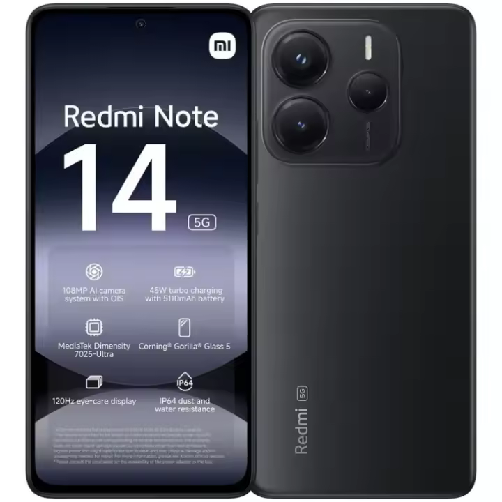 Xiaomi Redmi Note 14 5G 256GB 8GB RAM 6.67" AMOLED FHD+108 MPx Dimensity 7025-Ultra 5.100 mAh NFC Version Global - 1