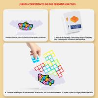 Juegos De Tablero De Equilibrio Tetra Towe 16/48Pcs Para Niños Y Adultos Juguetes Educativos De Construcción De Bloques Para Mesa Alta - details 4