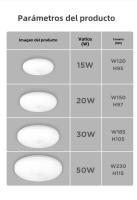 Lámpara De Techo Con Sensor De Movimiento LED Para Iluminación Nocturna Interior Sensor Radar Para Habitaciones Pasillos Baño Luz Inteligente Para El Hogar - details 4