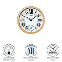 Casio Iq-70-9edf Reloj De Pared Para Unisex Color Dorado - details 1