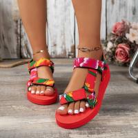 SP Nuevas sandalias de Playa de estil étnico con Velcro y Suela Gruesa de verano a juego para Mujer Talla 43. - details 12