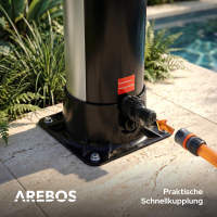 AREBOS 40L Ducha de Solar Ducha de Piscina Ducha Jardín al aire libre ducha lluvia - details 13