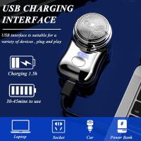 Mini Raso Eléctrico Portátil para Hombre | Afeitadora Recargable USB con Pantalla LED | Cuchillas de Acero a 6 Hojas | Afeitado Suave y Preciso en Seco o Húmedo | Rápido, Compacto y Fácil de Limpiar | Ideal para Viajes, Coche y Oficina - details 3