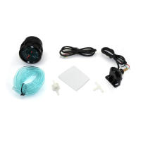 Gauge De Coche LED 52mm 7 Colores Boost/Temperatura De Agua/Temperatura De Aceite/Presión De Aceite/Voltímetro/Área De Combustible/EGT/Tachímetro RPM +Gauge Pods - details 18