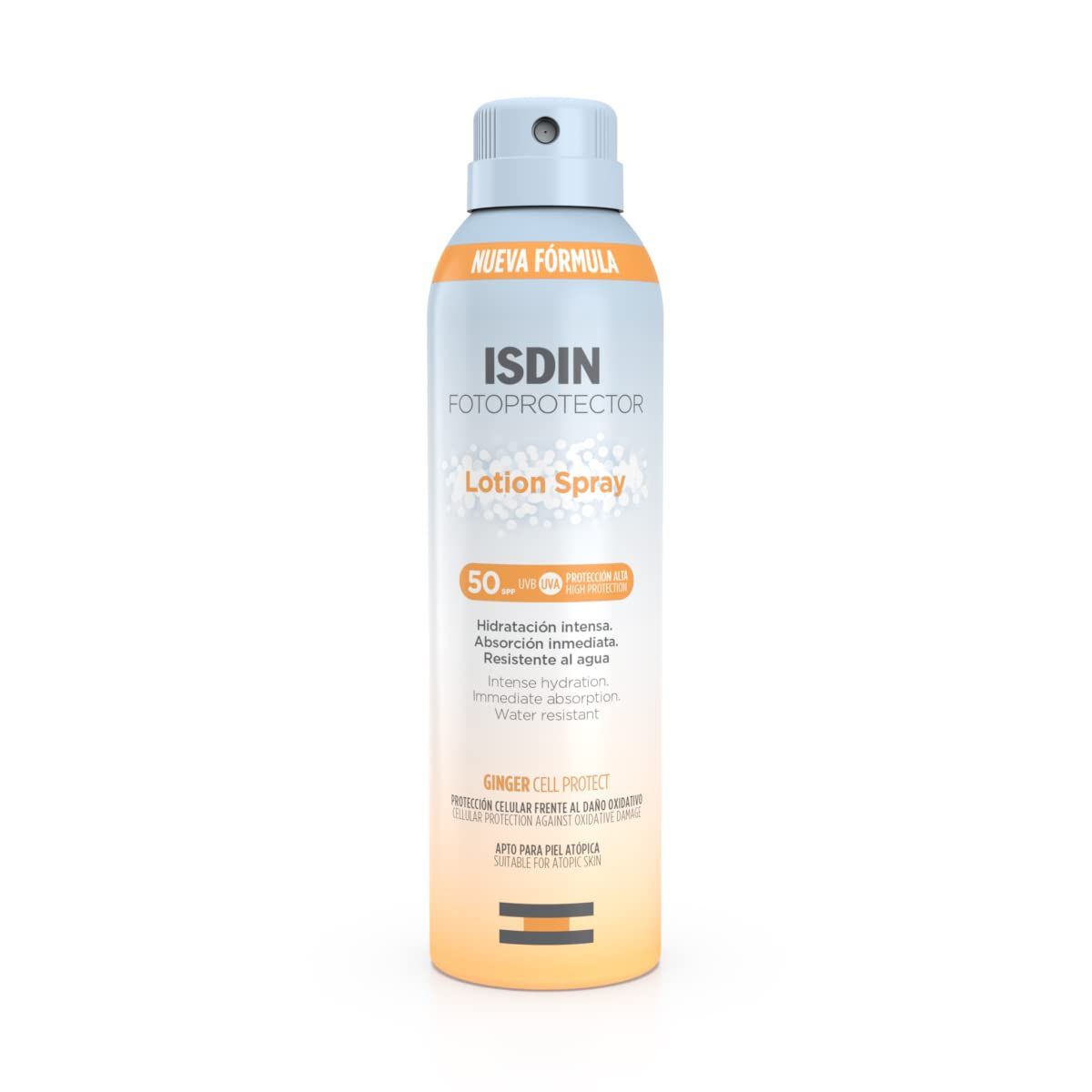 Isdin ISDIN Fotoprotector Lotion Spray SPF 50 250ml | Hidratación Intensa y Protección Celular Antioxidante