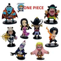 8pcs Figuras De Acción Anime One Piece Modelo Oka Shichibukai Ace Boa Hancock Jinbe Colección Juguetes Para Adultos Unisex 8CM - details 0
