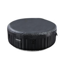 AREBOS Spa Hinchable de Hidromasaje Al Aire Libre Masaje Inflable Redondo con LED 208 Cm - Para Hasta 6 Personas - details 27